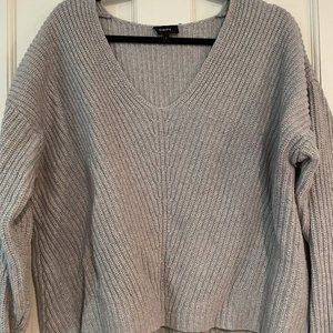 Theory Slouchy V-Neck Sweater